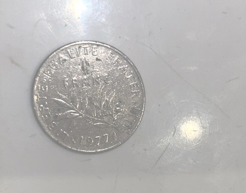Piece franc argent 1977 - piece,