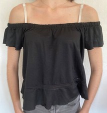 haut épaules dénudées, taille 36, Jennyfer, noir