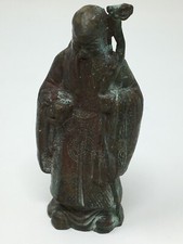 Statuette Bronze Chinois Sage