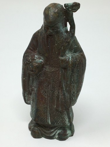 Statuette bronze chinois - statuette,