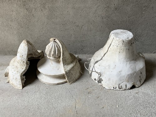 Grand moule plâtre ancien - grand,