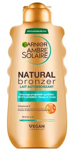 Garnier lait natural - natural, bronzer