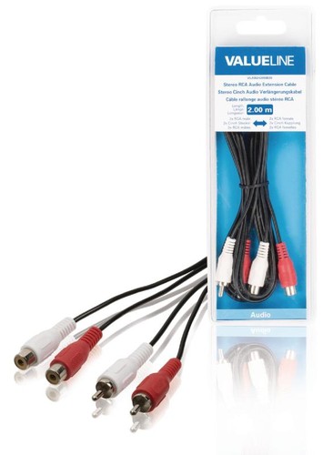 Câble rallonge audio - , stéréo