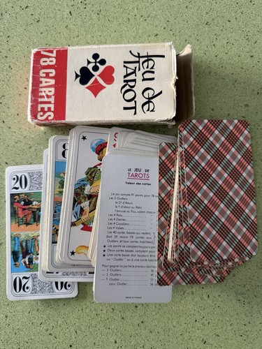 Ancien jeu cartes - jeu, de