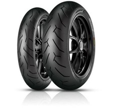 120/70 ZR17 58W Pneu Été PIRELLI Diablo Rosso II Moto