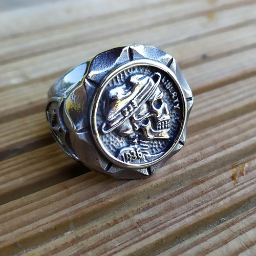 Bague chevalière tête - bague, de