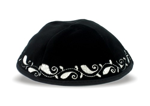 Noir argenté allemand velours - argenté,