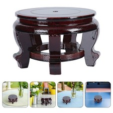  Potence Pour De Fleur Porte-plante Rond Bureau Piètement Bois Style Oriental