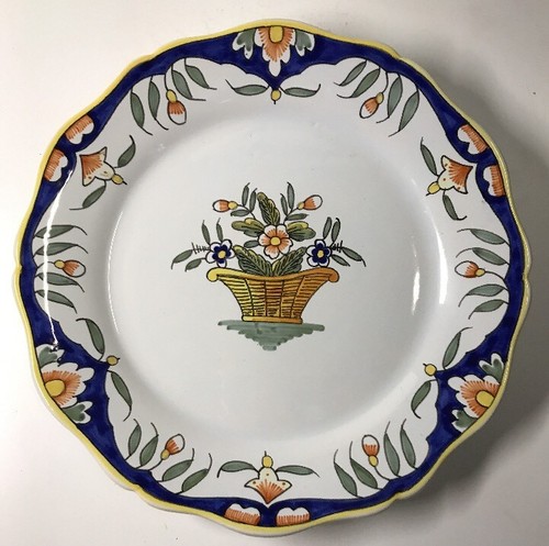 Assiette ancienne décor - n6,