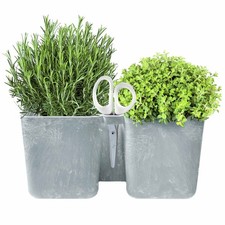 Pot herbes fleurs - à,