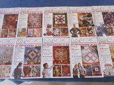 lot de 10 revues magic patch (n 21- n 30) le patchwork complet avec gabarit