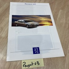 Peugeot 605 1993 SRi SRTi SRDT