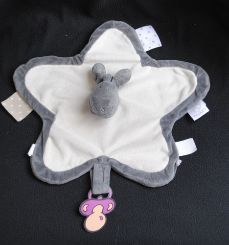 Doudou plat âne noukies - âne,