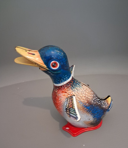 Ancien jouet canard - , bavard