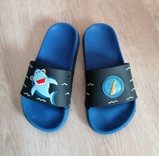 claquette plage bleu poisson 28