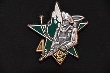 insigne 27e Bataillon de Chasseurs Alpins - 4e Compagnie (sans fab). - BCA . BCP