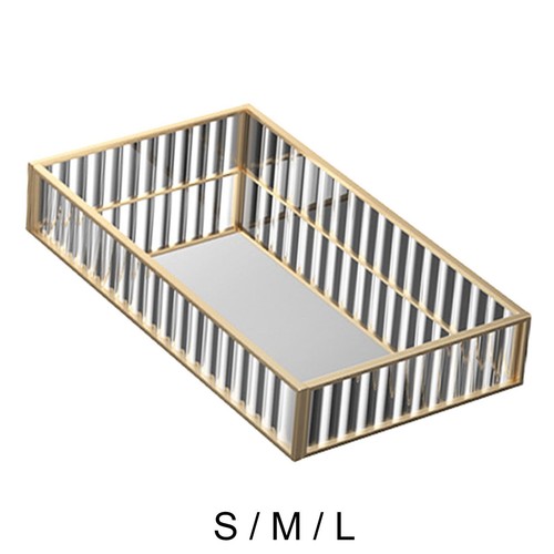 Plateau rangement miroir - de,