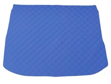 Cuir éco tapis coffre - cuir, bleu