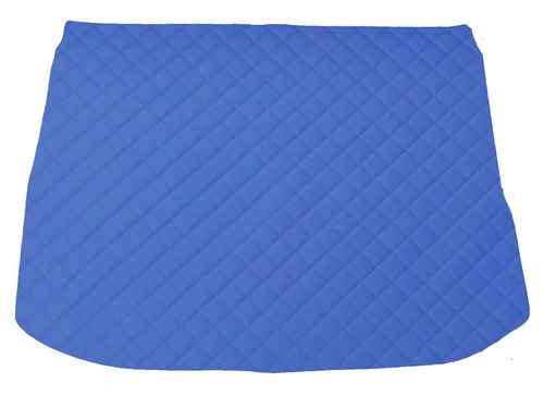 Cuir éco tapis coffre bleu - tapis,