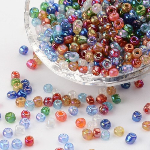Lot 500 perles rocaille - perles, de
