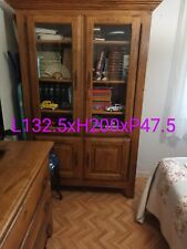 bibliothèque en chêne massif français 