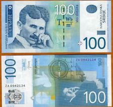 Serbie SERBIA Billet 100 DINARA 2013 P57 NICOLAS TESLA  NEUF UNC
