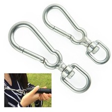 Boutons-pression multifonctionnels en acier inoxydable pour laisse pour animaux