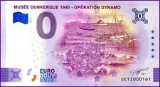 UETZ / MUSEE DUNKERQUE 1940 / BILLET 0 € / NULL EURO-SCHEIN / 2025-1
