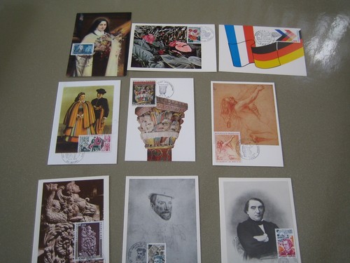 Lot cartes 1er jour 1973 - 9,