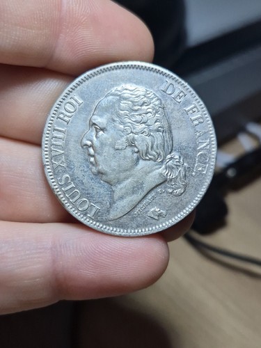 163 francs louis xviii - #163, 5