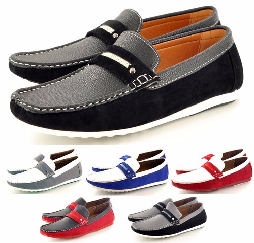 Hommes cuir look décontracté - look,