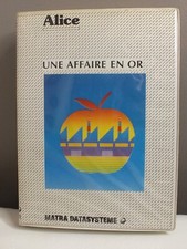 Ancien Jeu Ordinateur ALICE 32 ou 90 - Matra - UNE AFFAIRE EN OR - Complet 1985