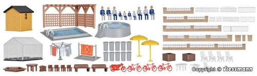 Kibri 38100 échelle set - kibri, ho