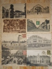 CPA  carte postale Romorantin lot de 8 le marché la sauldre la halle