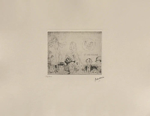 Jules pascin tentation - tentation, de