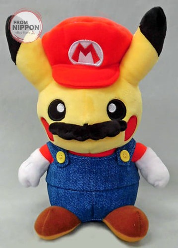 Pokemon center mario pikachu - pokemon,