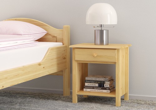 Table chevet pin massif - de,