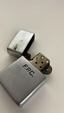 Briquet ZIPPO 1948 1949 3 barrel F.P.C vintage insert nickel 2032695