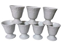 7 Tasses En Porcelaine Lierre
