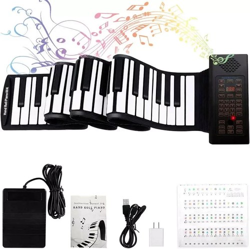 Keys roll piano with - roll, up