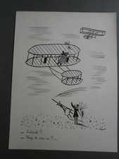 PEYNET Raymond - GRAVURE HUMORISTIQUE - IMBECILE VOLANT - 1943