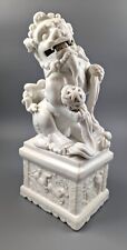 Chien Foo En Porcelaine Blanc