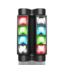 Lyre Led Jeu de Lumiere Soiree DJ DMX Spider Lumière Disco Professionnel 45W ...