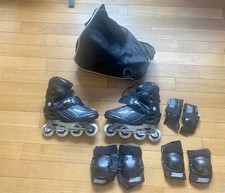 Rollers  Adultes - 43 cm avec sac de transport et toutes les protections.