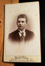 Young man portrait/CDV studio