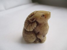 NETSUKE Figurine statuette japonaise an en résine hauteur 3 cm Asiatique JACQUET