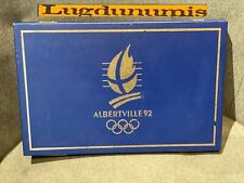 Coffret VIDE Albertville 1992 pour 9 pièces de 100 Francs 1 Pièce de 500 Francs