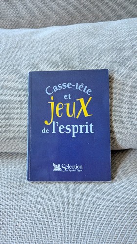 Livre casse tête jeux - jeux, de