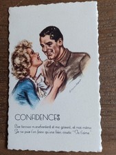 carte postale germaine BOURET