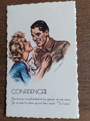 Carte postale germaine - carte,